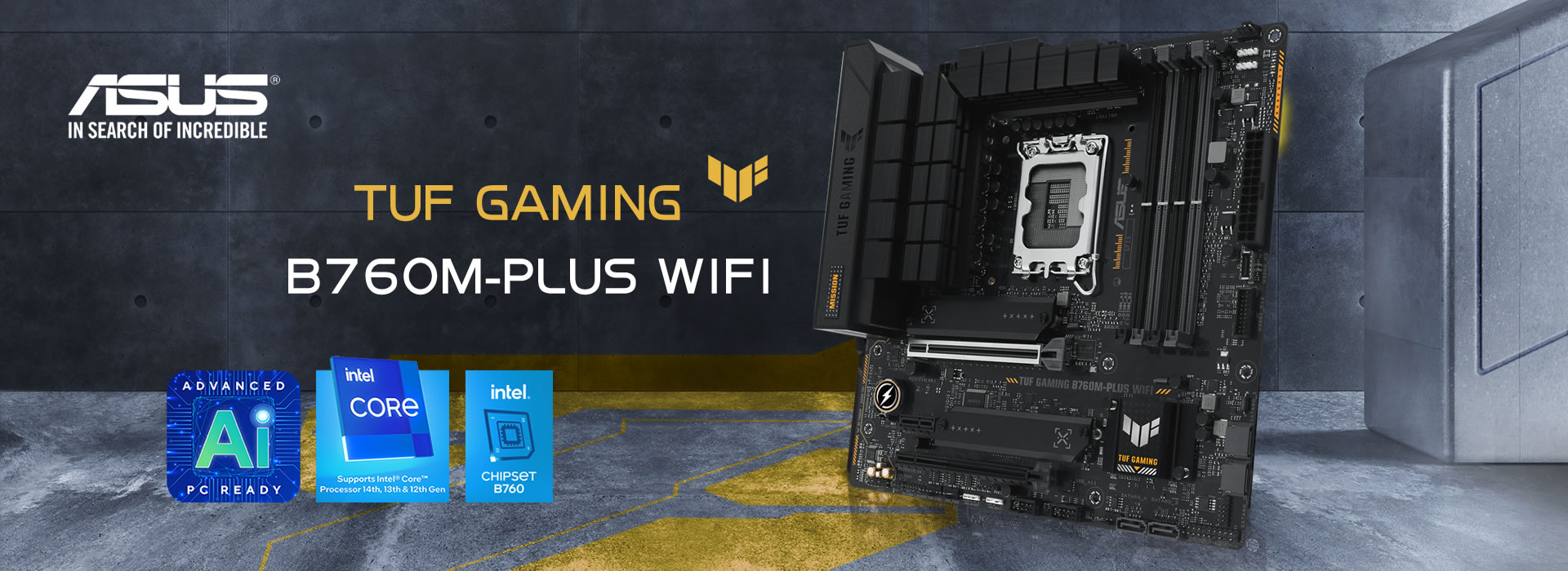 華碩 TUF GAMING B760M-PLUS WIFI 主機板
